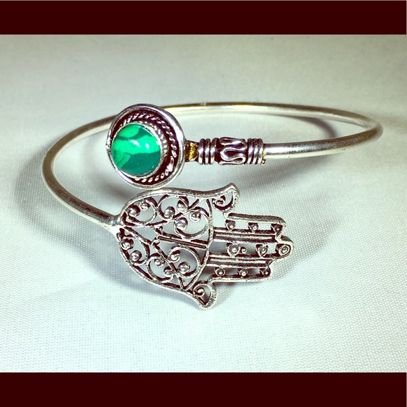 Jewelry - Malachite Bangle Bracelet New with Tags